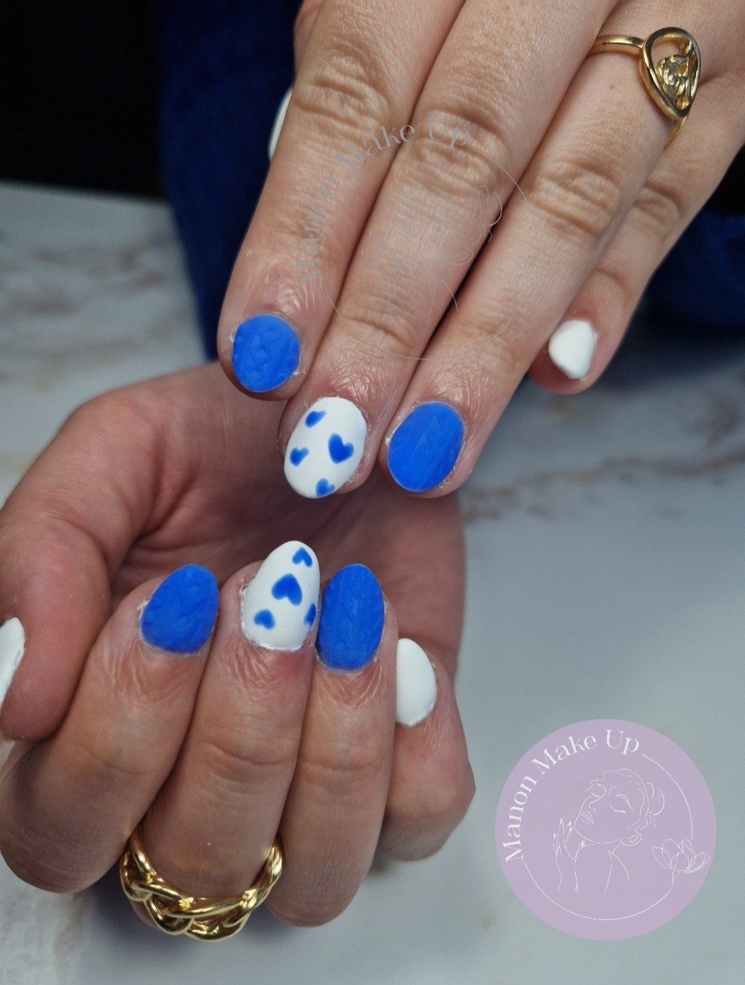 remplissage gel + nail art