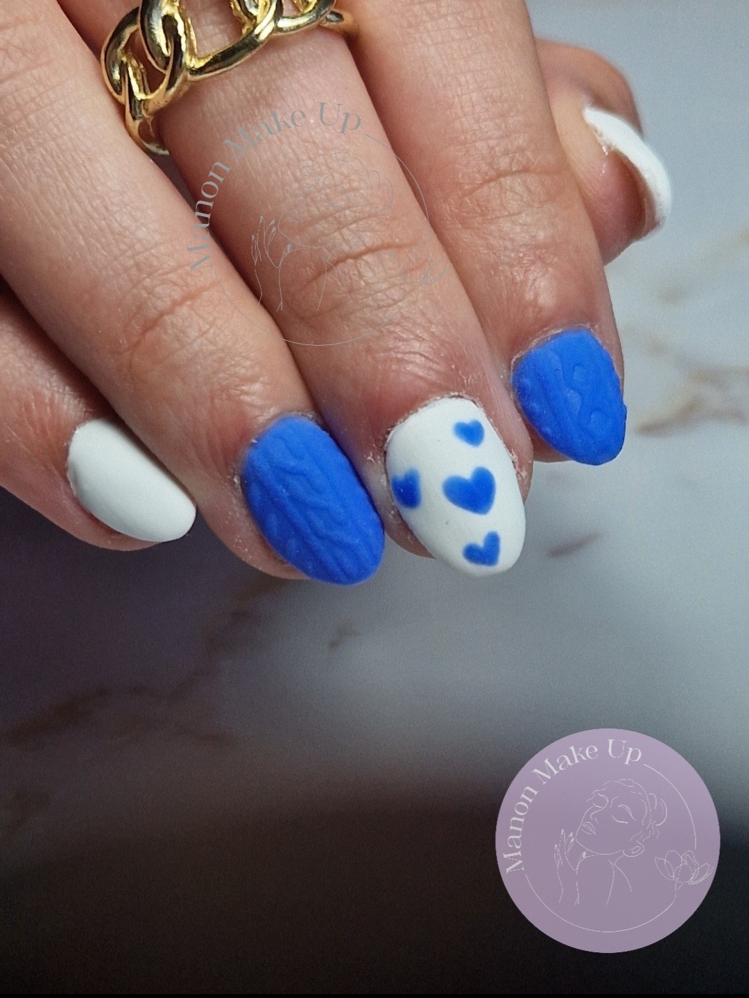 remplissage gel + nail art