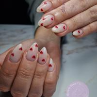 remplissage gel + nail art