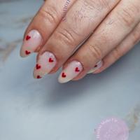 remplissage gel + nail art