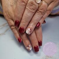 pose complète résine + nail art
