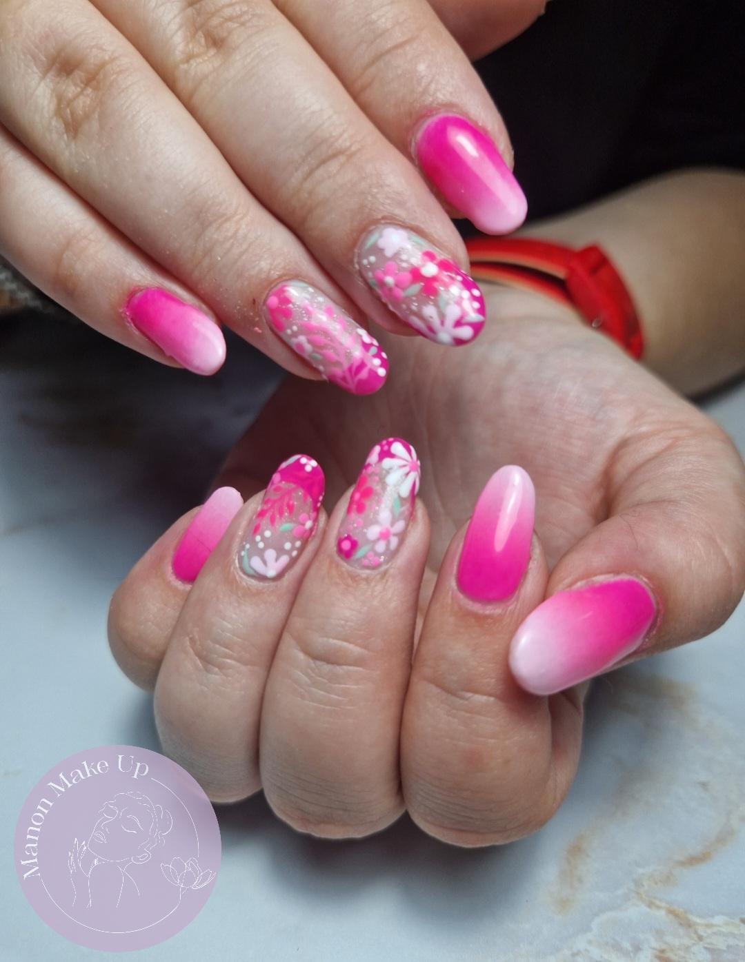 pose semi + nail art