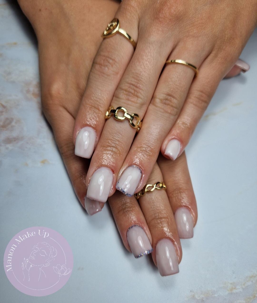 remplissage gel + contouring nail