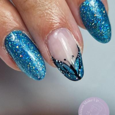 remplissage gel + nail art
